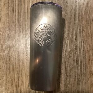 Starbucks 2025 Silver Stainless Steel‎ Tumbler - 24 oz (Minor Details)